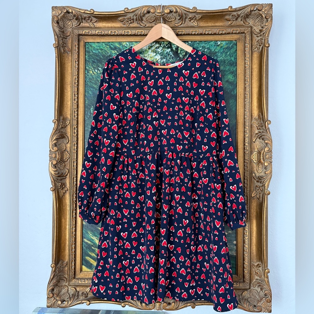 POPSUGAR long sleeve heart dress size L